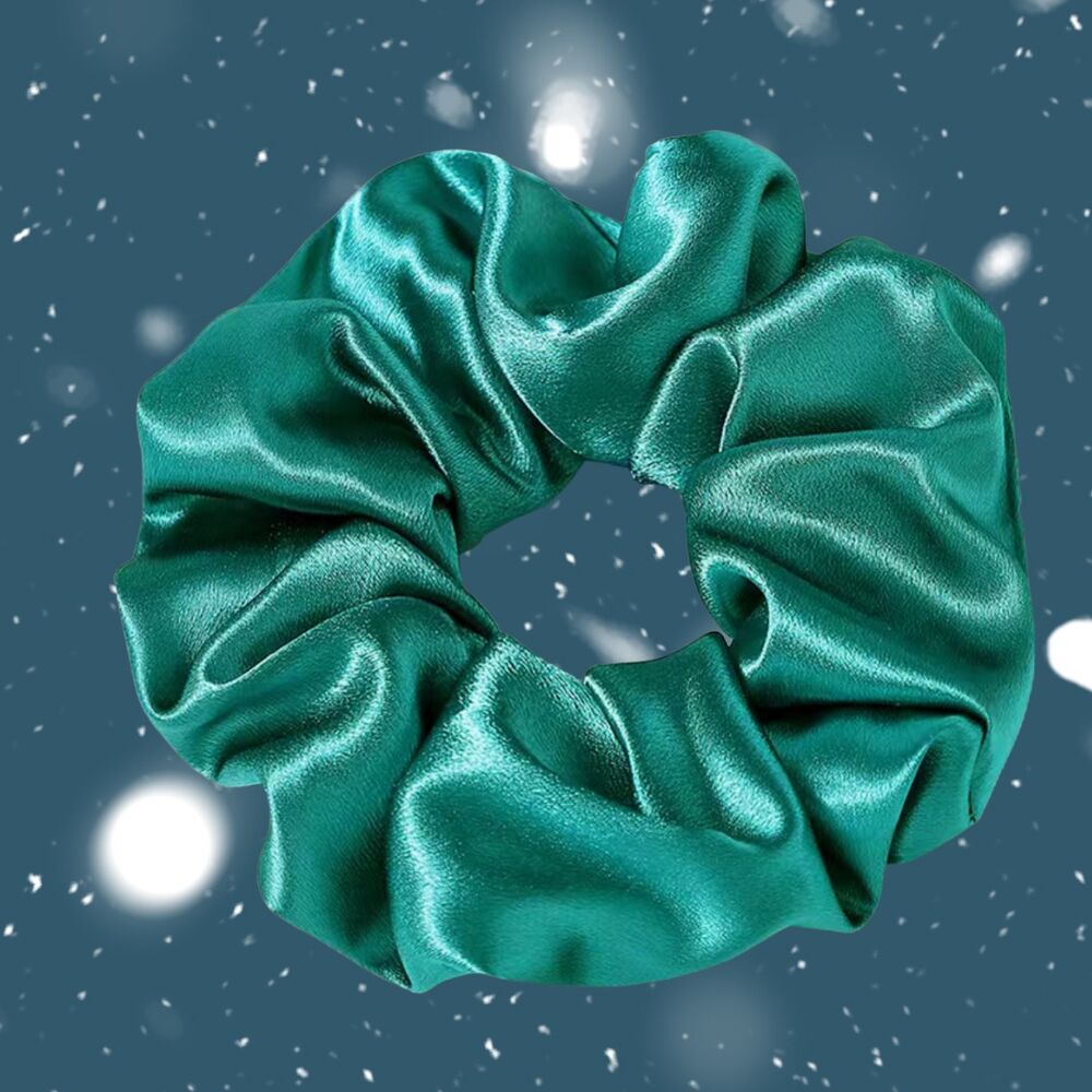 Satin Scrunchie - Emerald